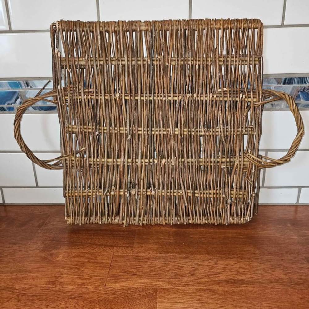 Wicker Place Mat Square - Set Of 6